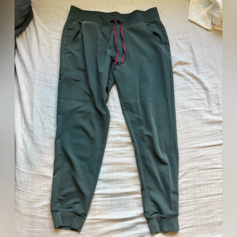 women's Bonsai Zamora - Jogger Scrub Pants - size L / Bonsai color
